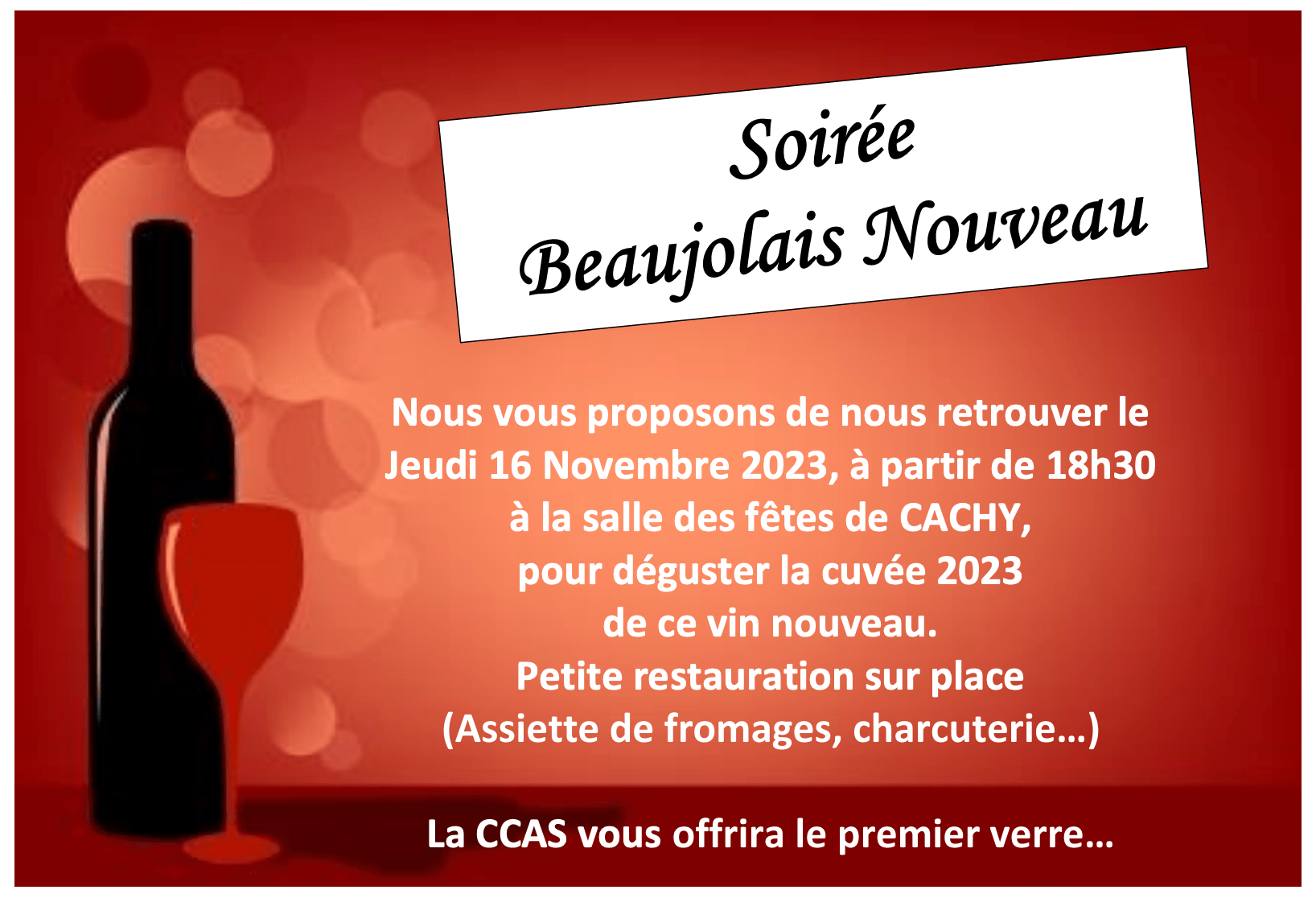 Lire la suite à propos de l’article Beaujolais Nouveau 2023