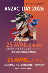 Lire la suite à propos de l’article Anzac Day 2026